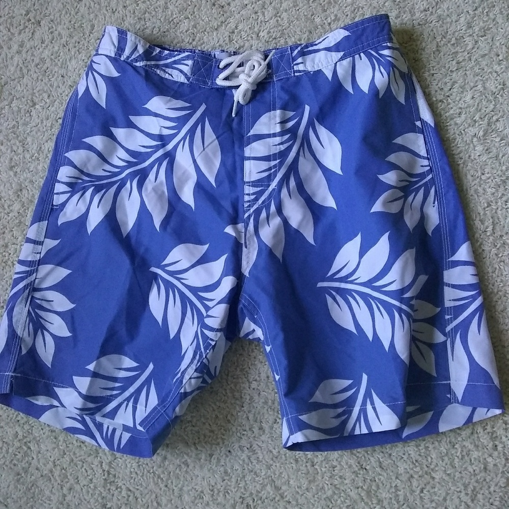 NWT Franklin Fox Floral Print Swim Board Shorts M